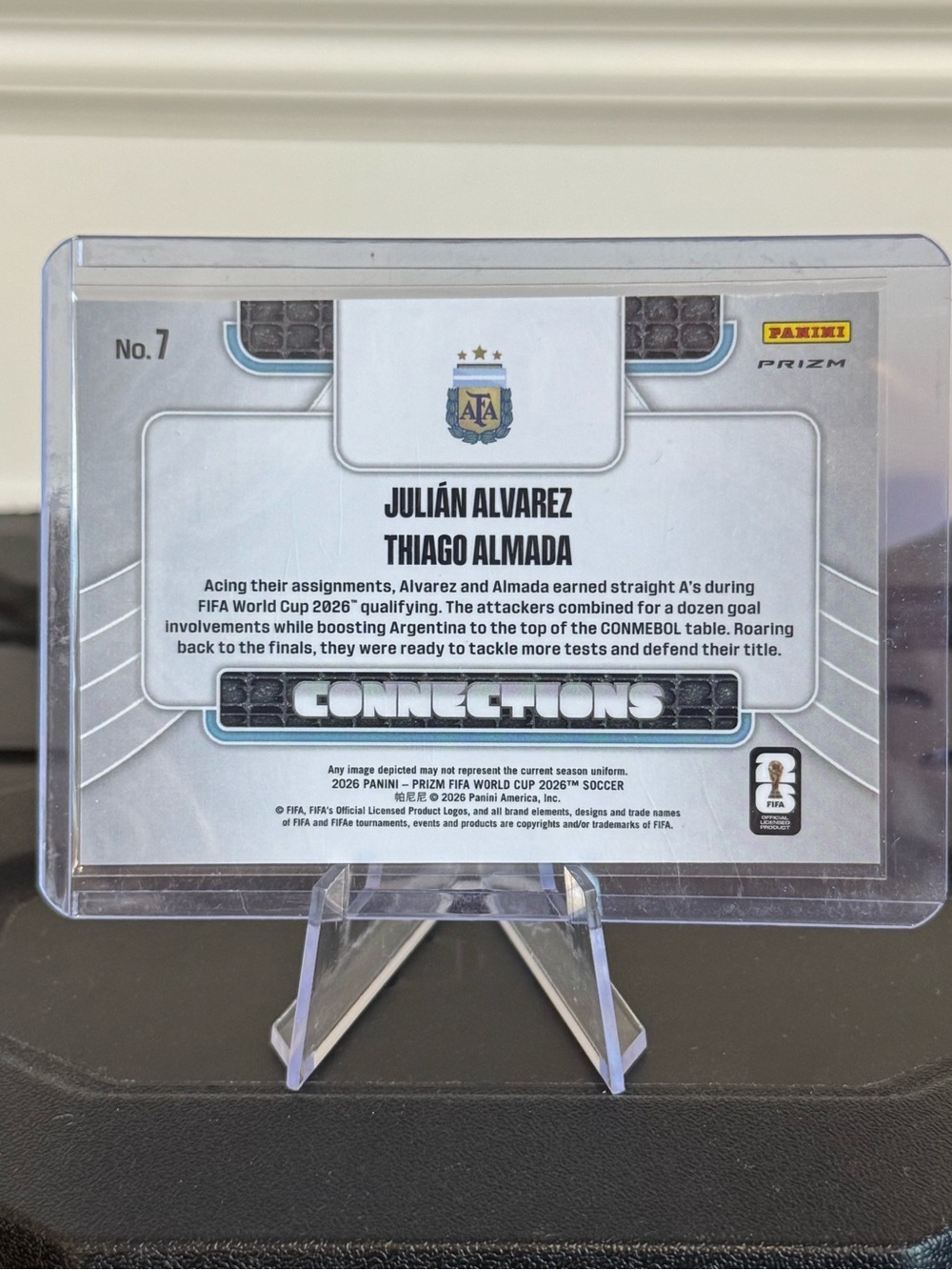 2026 Panini Prizm FIFA World Cup Soccer Argentina Connections. Thiago/Julian - Picture 2 of 2